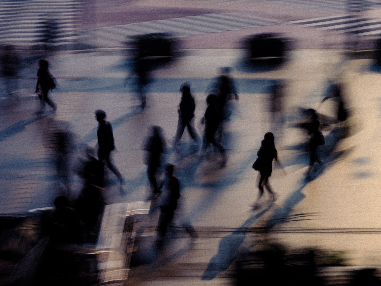 Jonathan Bertin - Foule passante, Séoul, 2025