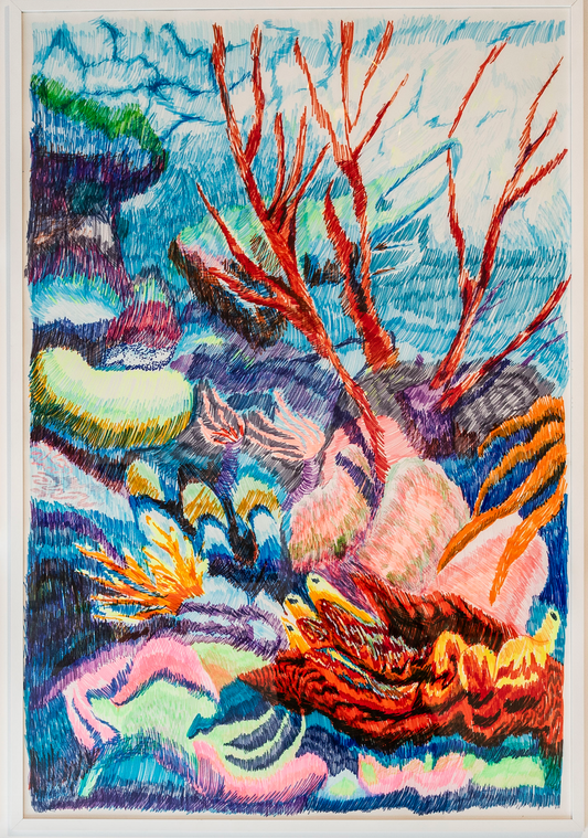 Théo Ouaki - Paysage sous marin