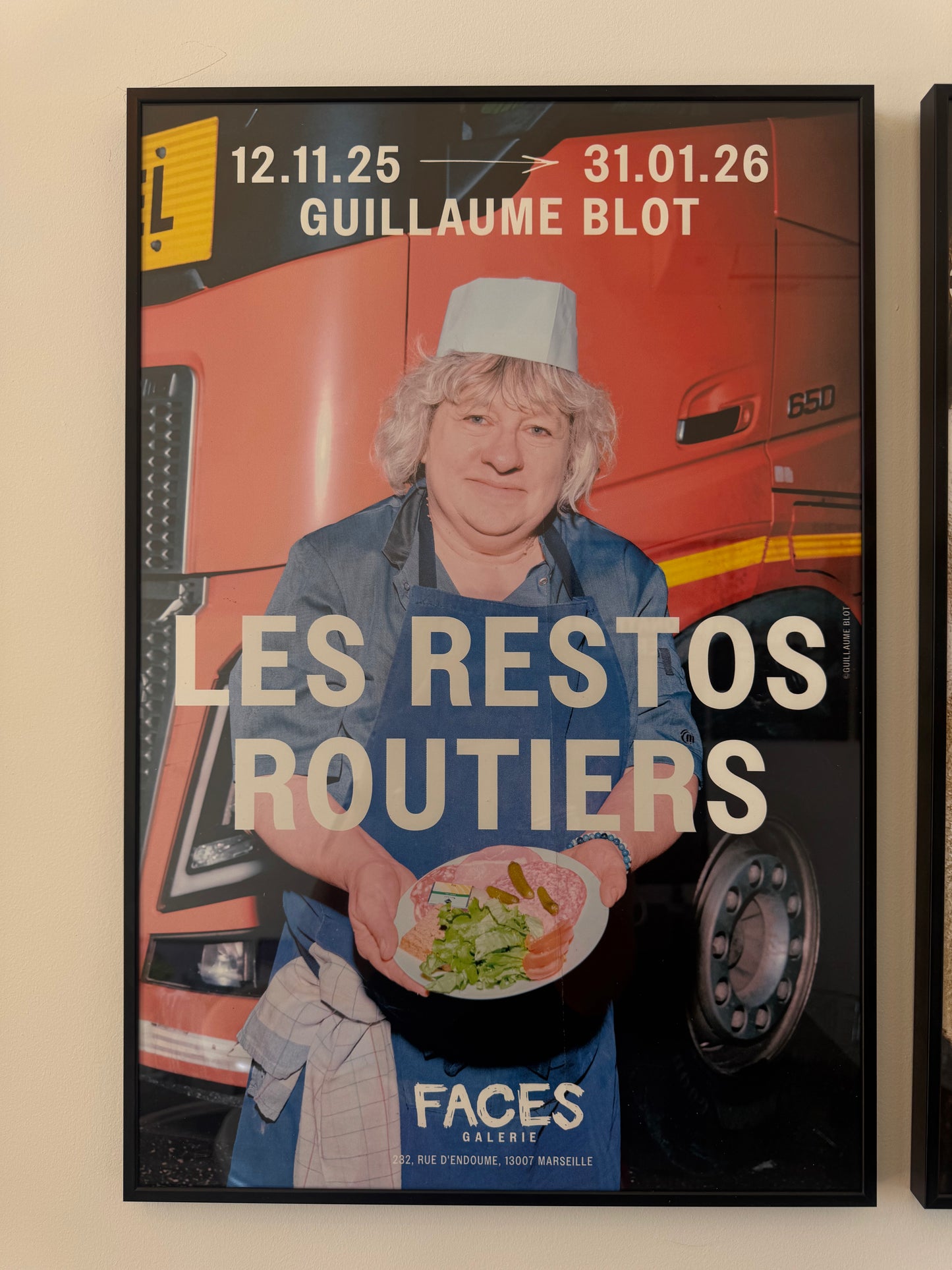Poster Guillaume Blot - Les restos routiers - 40 x 60 cm (rouge)