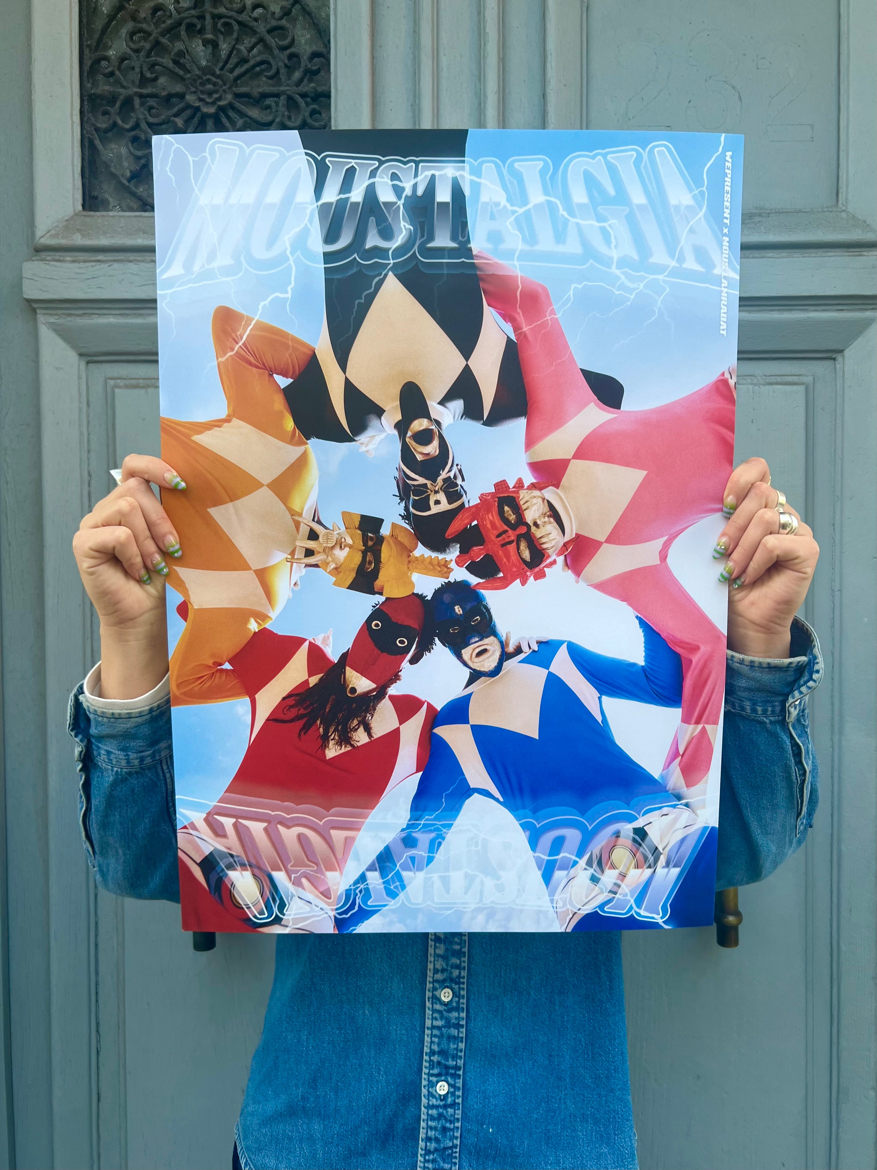 Poster "Go Go Wauwie Ranger" Moustalgia x Wepresent 40X60cm