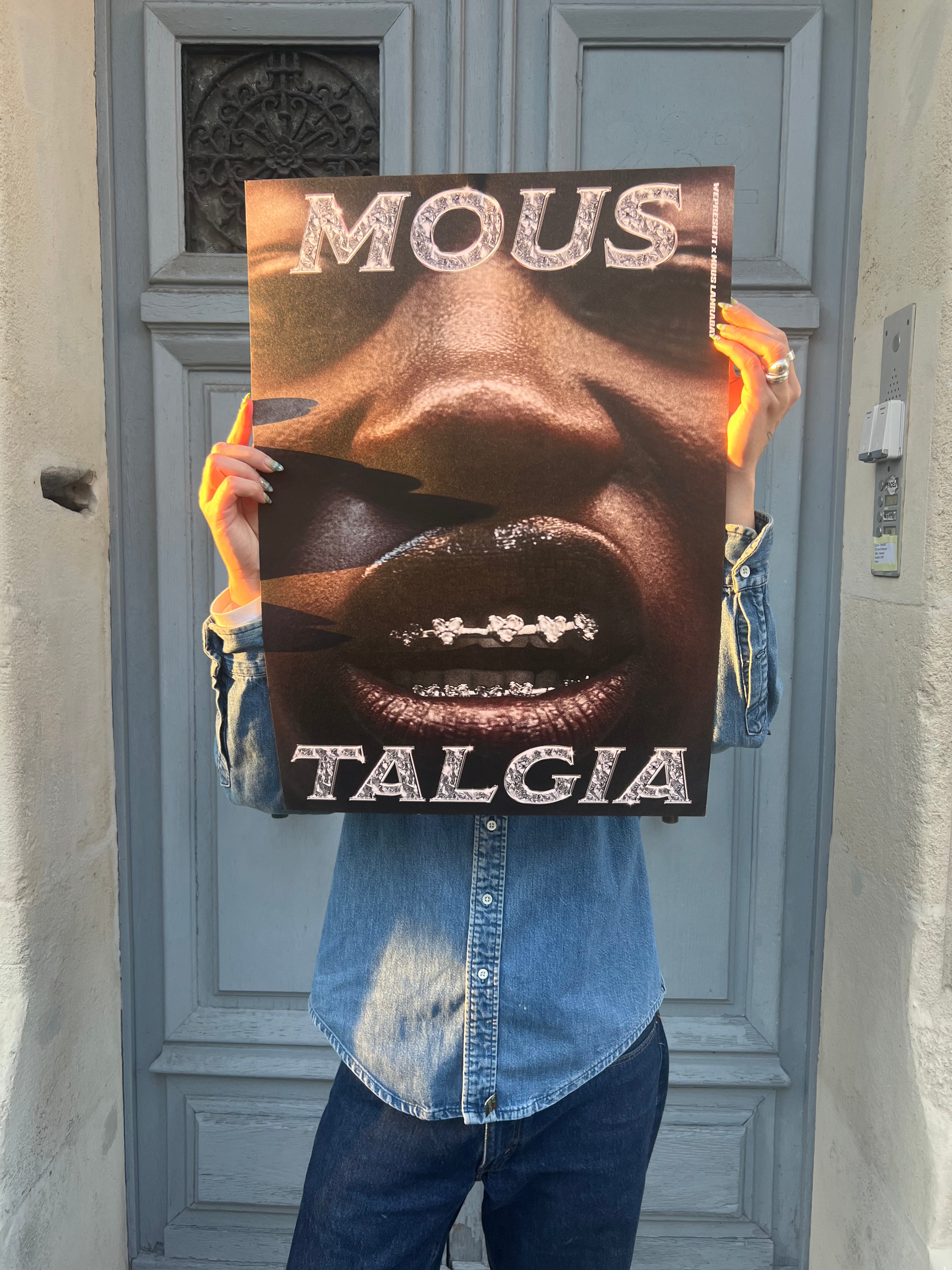 Poster "Colgate smile" Moustalgia x Wepresent 40X60cm