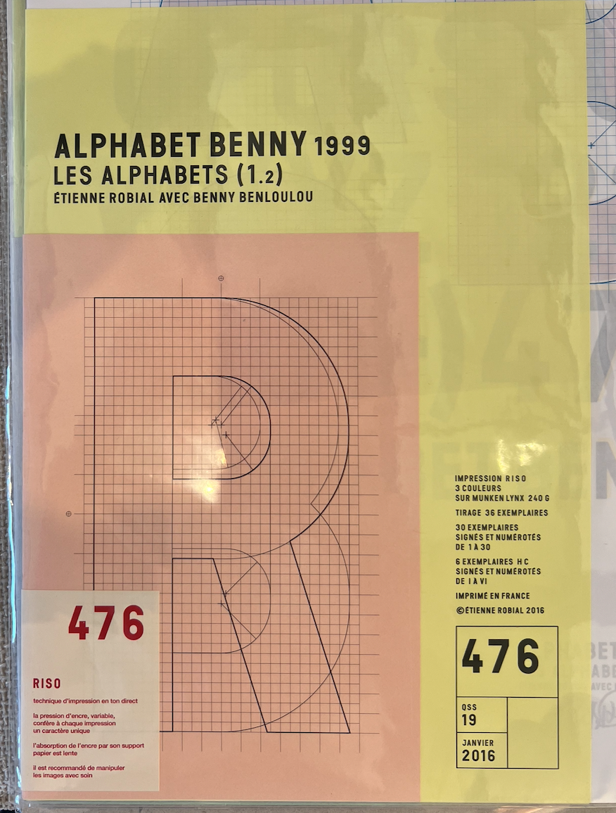 476 - Etienne Robial avec Benny Benloulou - ALPHABET BENNY 1999