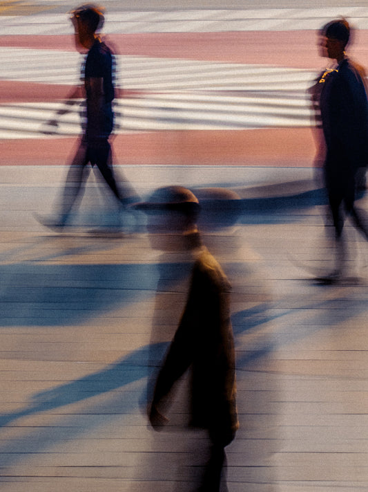 Jonathan Bertin - Silhouettes passantes, Séoul, 2025