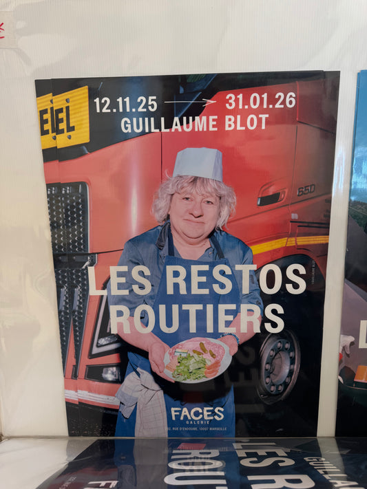 Poster Guillaume Blot - Les restos routiers - 40 x 60 cm (rouge)