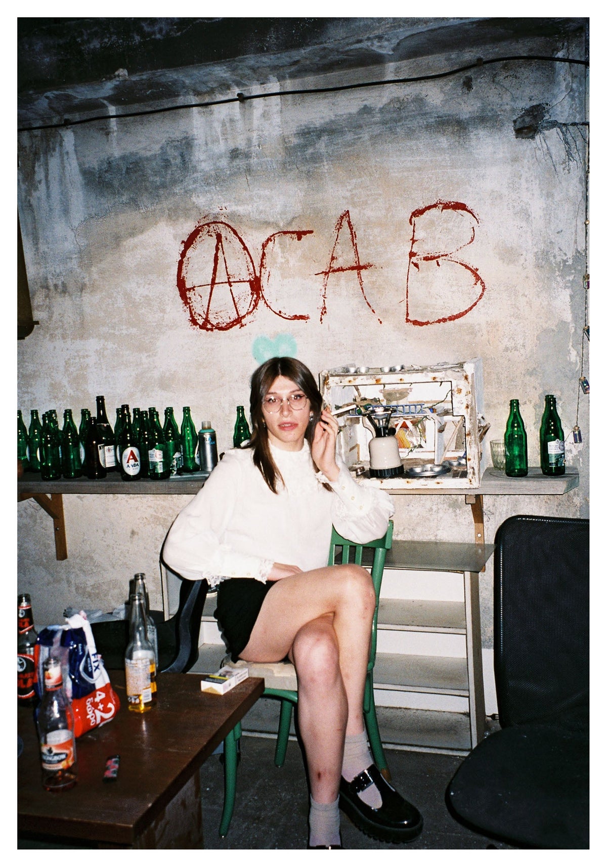 Spyros Rennt, Shelly on an Exarhia rooftop — Postcards from Athens, Galerie Faces