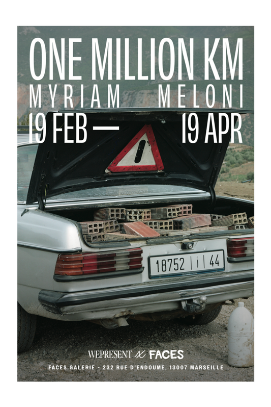 Affiche exposition Myriam Meloni x WePresent 40x60