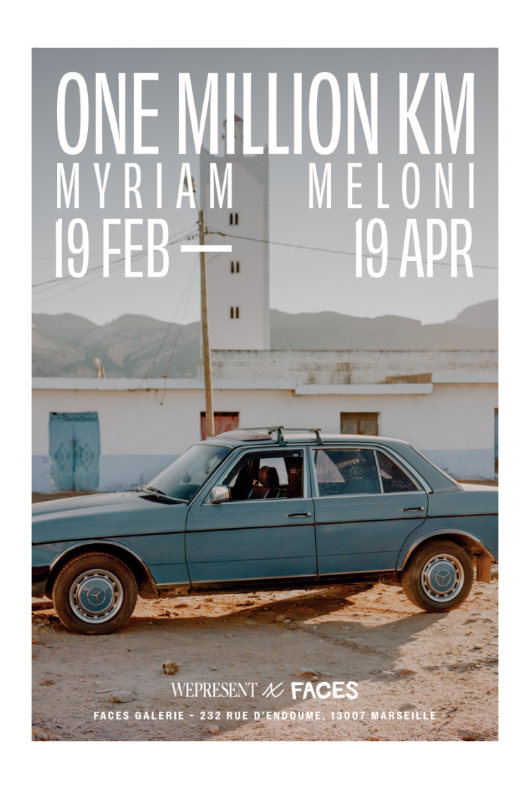 Poster "One car one god" Myriam Meloni x WePresent 40 x 60