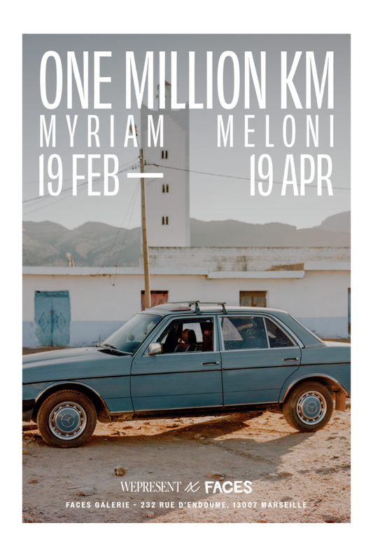Poster "One car one god" Myriam Meloni x WePresent 40x60